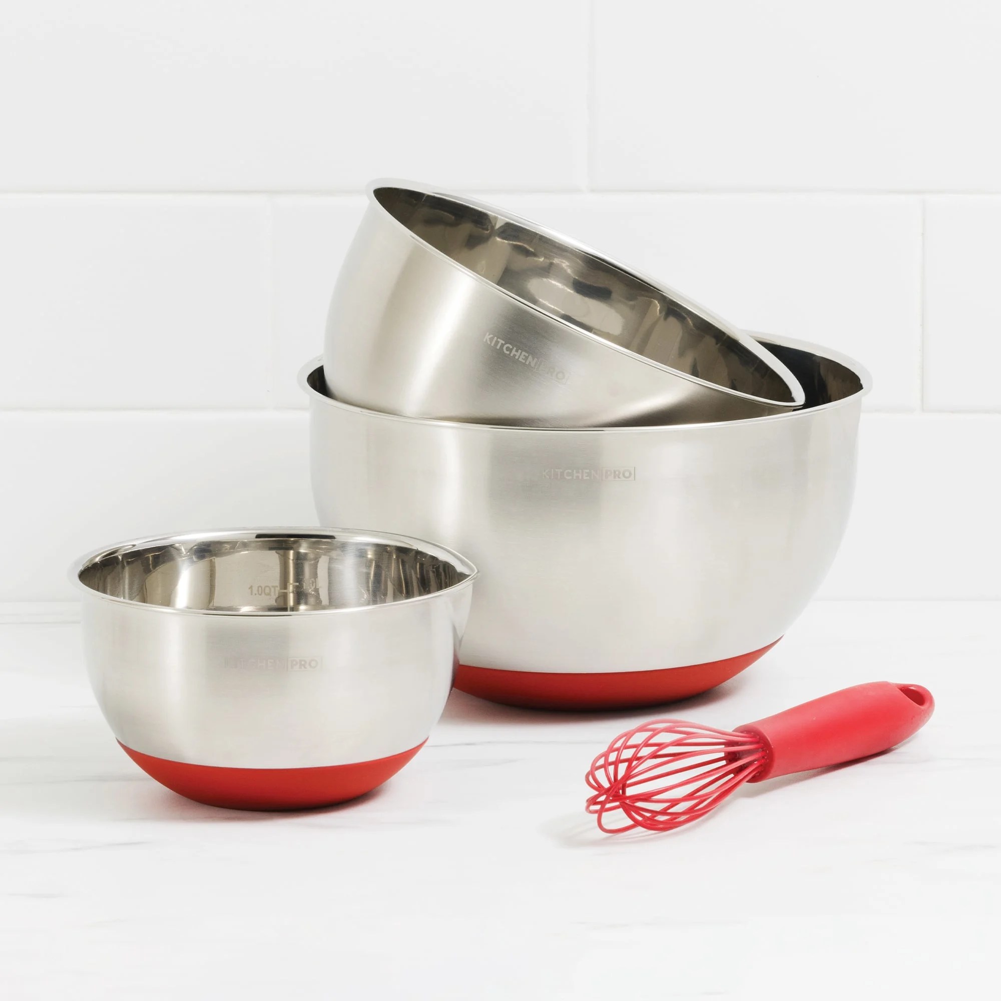 Stainless steel mixing bowls Kitchen Warehouse